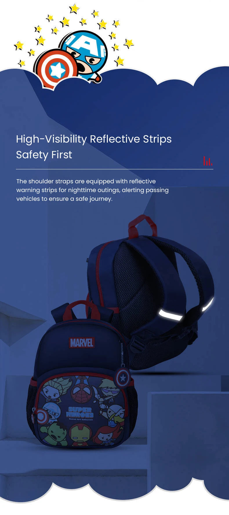 Sac à dos enfant Marvel Avengers